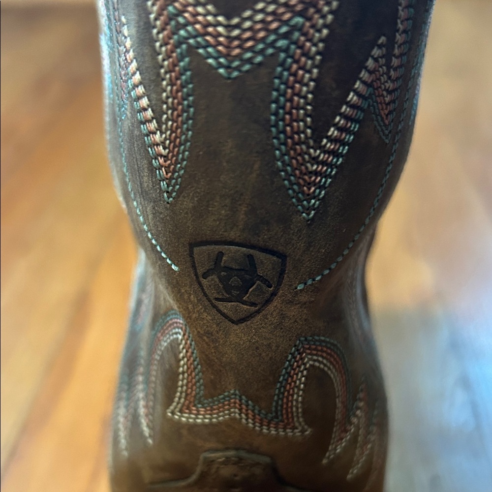 Ariat Brown Western Leather Cowboy Boots - Picture 12 of 12